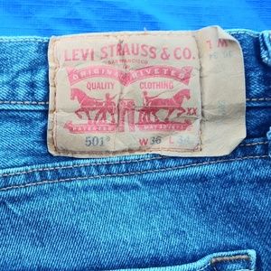 Used - 36 X 34 - 501 Jeans